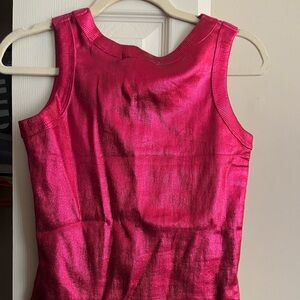 Akira size L/XL pink metallic tank.
